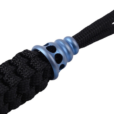 

Outdoor Camping EDC Parachute Cord Titanium Alloy TC4 Knife Beads Knife Lanyard Paracord Rope Knife Fall EDC Multi Tools