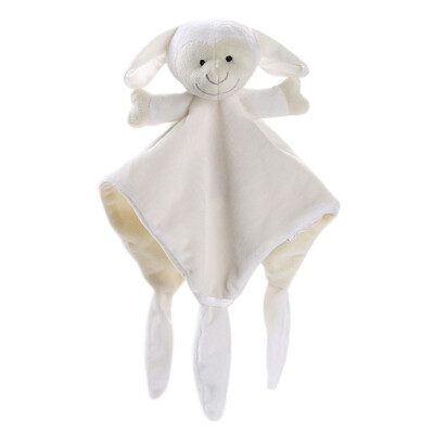 

Siaonvr Newborn Soft Baby Teddy Bear Puppet Toy Gift Snuggle Baby Comforter Blanket BW