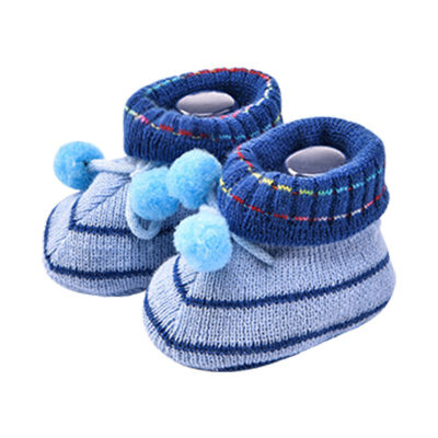 

Newborn Baby Socks First Walkers Baby Slippers Boot Infant Baby Girl Shoes Pure Hand Woven Wool Soft Shoes