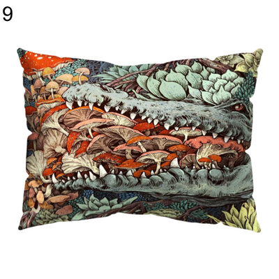 

Flower City Forest Planet Pillow Case Cushion Cover Sofa Bed Car Office Decor