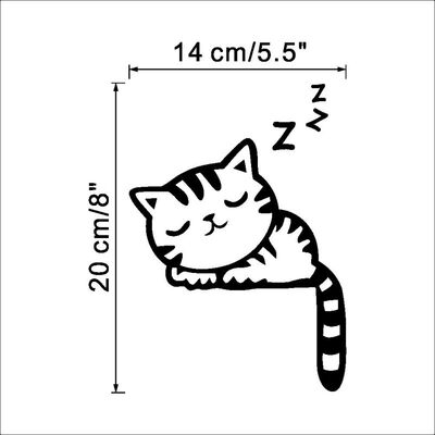 

DIY Cat Dog Switch Stickers Decals Home Decor Bedroom Living Room Panel Wall Stickers Decoration