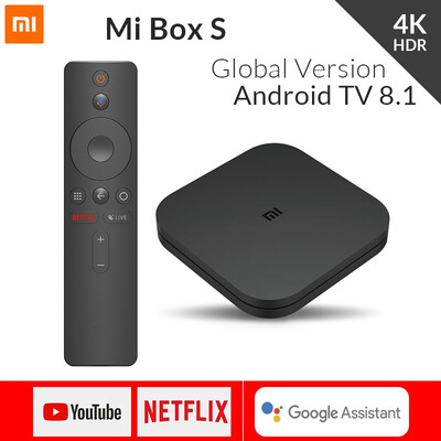 

2018 Original Xiaomi Mi TV BOX  Smart 4K Ultra HD 2G 8G Android 81 WIFI Google Cast Netflix Media Player IPTV Set top Box 3