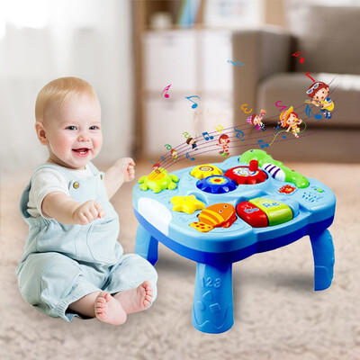 

Siaonvr Music Study Table Baby Toys - Childrens Electronic Education Toys