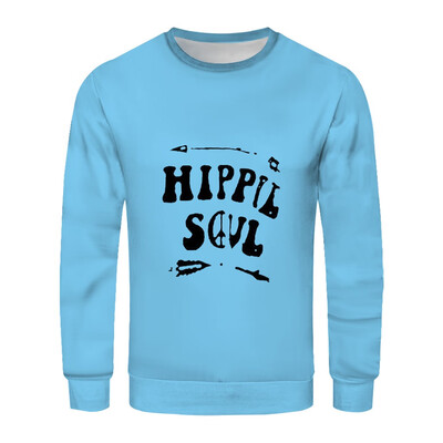 Toponeto Mens New Style Fashion T-Shirt With 3D Printing And Long Sleeves Sweater Blouse