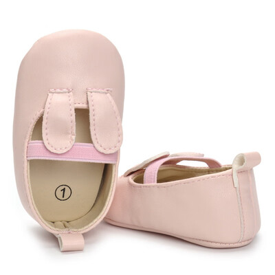 

Newborn Baby Girl Shoes Soft Sole First Walkers Baby Moccasins Leather Shoe Rabbit Ear Fringe Non-slip Footwear Crib Girls Shoes