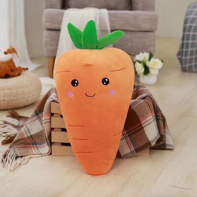 

Lovely Plush PP Stuffed Vegetable Carrot Toys Throw Pillow for Kids Adults Gift 55cm216