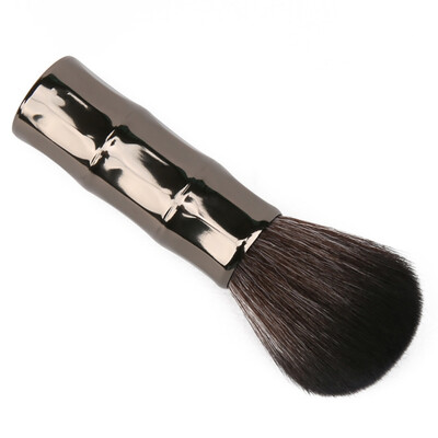 

Single pc Fashion Professional Makeup Cosmetic Face Powder Foundation Blush Metal Black Aluminum Tube Brushes For Makeup Beauty