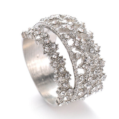 

925 Sterling Silver Jewelry Brand Marquise Cut Simulated Diamond Painting Full Engagement Wedding Rings For Women