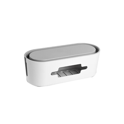 

Toponeto Large Office Desk Bedroom Finishing Management Line Plug Wire Storage Box