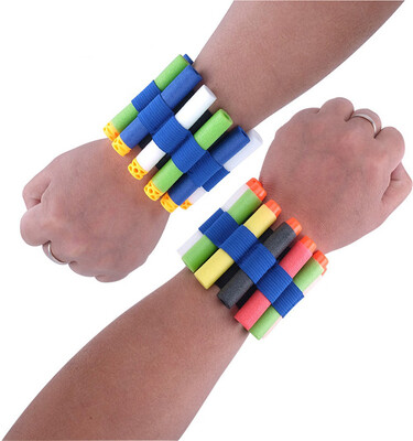 

〖Follure〗Vest Quick Reload Clips Foam Wristband Bracelet for N-Strike Elite Series