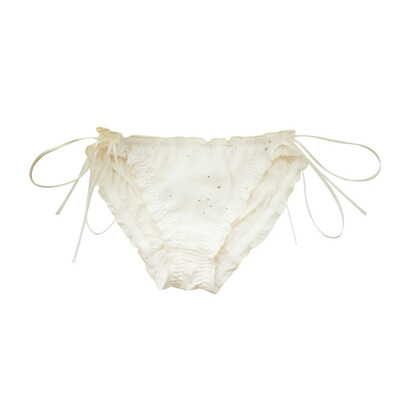 

Women Panties New Japanese Girl Ice Silk Panties Star Ribbon Mid-Waist Ladies Briefs Large Size Ladies Underwear