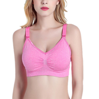 

Women Nursing Bra Breast Feeding Maternity Wire Free Bras Cross Breastfeeding Push Up Pregnant Underwear Tank Top
