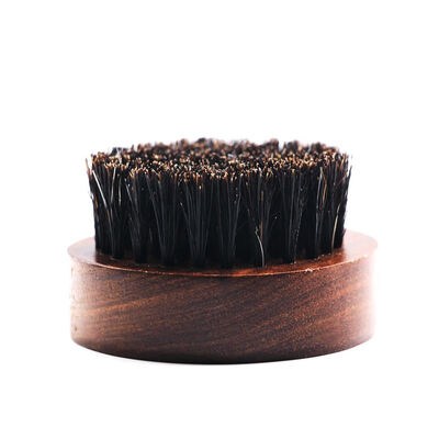 

Mini Beard Brush Boar Bristles Wood Hair Brush Portable Handmade Grooming Tool Men Beards Care