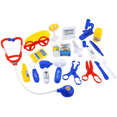 

21PCSSet Plastic Doctor Equiment Tools Toy Children Playing Early Educational Toys Baby Girls Boys Gifts