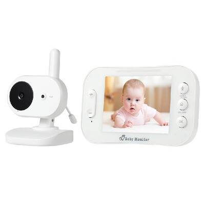 

35 inch Wireless TFT LCD Video Baby Monitor Kits Two-way Audio Video IR Night Vision Camera Real-time Temperature Lullabies Baby