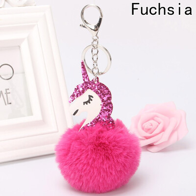 

New Unicorn Pendant Key chain Modern Key ring Trend Bag Pendant