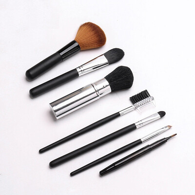

7pcsset Pro Cosmetic Brushes Suit Powder Blush Brush Eye Brow Eyeshadow Brush Set Beauty Tools