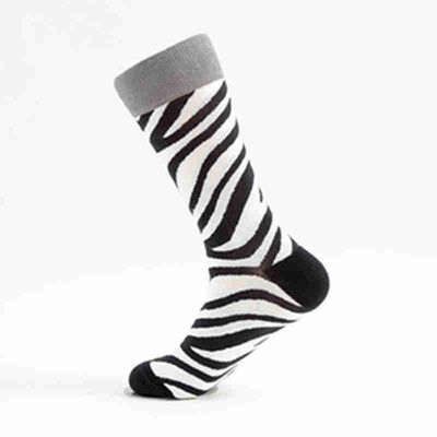 

Aa-shop Men Women Male Female 1Pair Sardine Lollipop Lobster Shantou Black&white stripe Socks