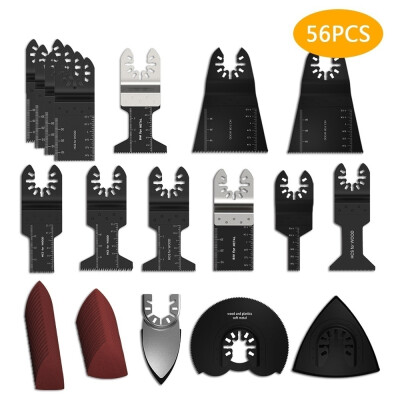 

5384156pcs High Carbon Steel Saw Blades Kit Oscillating Multi Tool for Fein Bosch Makita