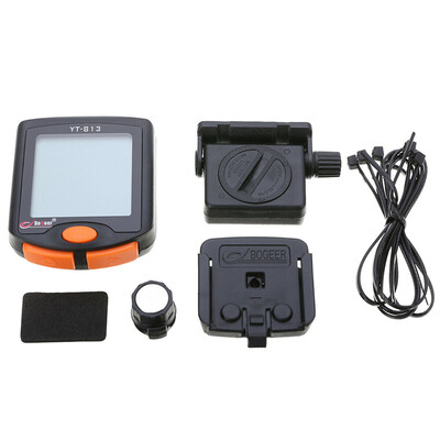 

Wireless LCD Digital Cycle Computer Bicycle Bike Backlight Speedometer Odometer