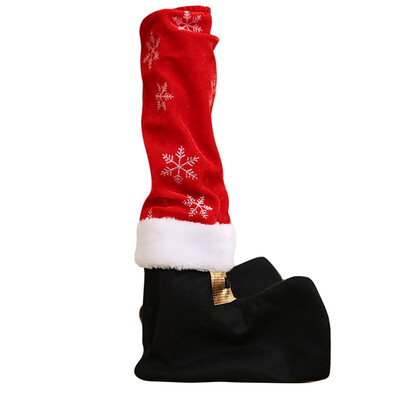 

Christmas Restaurant Decoration Table Foot Cover Chair Foot Cover Christmas Creative Household Decoration Supplies