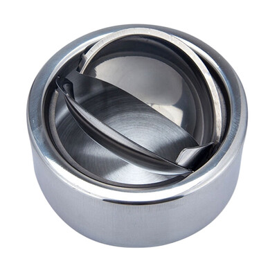 

Stainless Steel Ashtray Windproof Household Round Ashtray For Men Smoking Accessories Household Merchandises