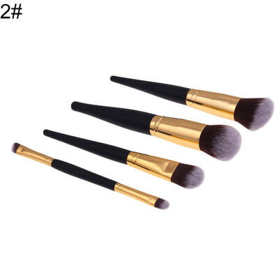 

4Pcs Wooden Handle Makeup Brushes Eyeshadow Eyelash Lip Beauty Cosmetic Tools