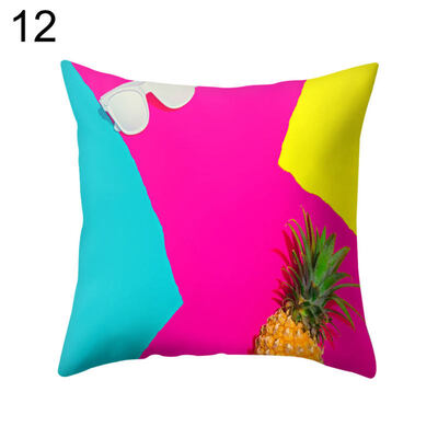 

Fruit Pineapple Pawpaw Throw Pillow Case Cushion Cover Sofa Bed Car Cafe Decor