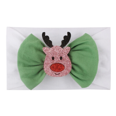 

New Baby Cute Girls Boys Christmas Cartoon Headband Bowknot Design Headwear Apparel Photography Prop Party Gift