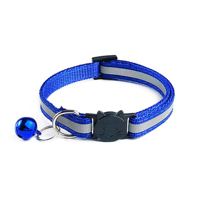 

10pcs Reflective Cat Collars Safety Quick Release with Bell- Adjustable 19-32cm