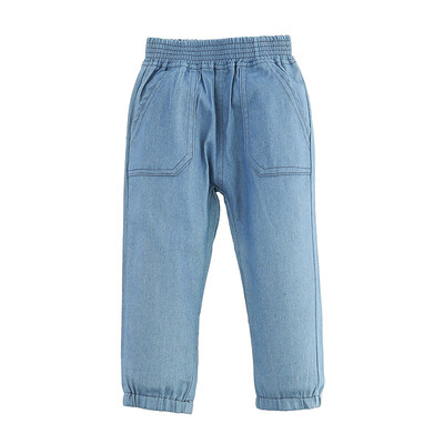

Toddler Boys Pants Kids Children Autumn Solid Color 100 Cotton Brand Casual Fashion Denim Loose Pants 1-6yers Jeans Cloth