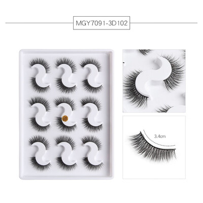

Tailored 9 Pairs Of 3D Mink With Soft Long Curly And Warped Many Layer Eyelashes