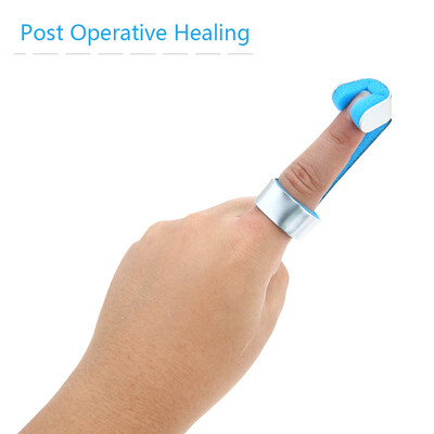 

Trigger Finger Splint Aluminum & Foam Support Brace for Mallet FingerSprainFracturePain ReliefFinger Knuckle Immobilization