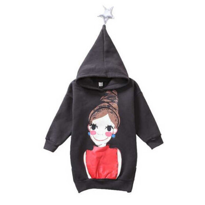 

2 Colors Baby Girl Clothes Autumn Sweetie Girls Long Tops Cardigan Long Sleeve Coat Hoodied Sweatshirt For Girls
