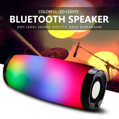 

Waterproof LED Wireless Bluetooth Speaker Hifi Stereo Bass Subwoofer TF FM USB