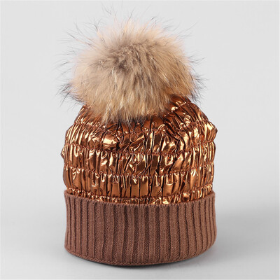 

Tailored Fashion Women Winter Knit Hat Mane Ball Collar Set Thick Warm Solid Earmuff Hat