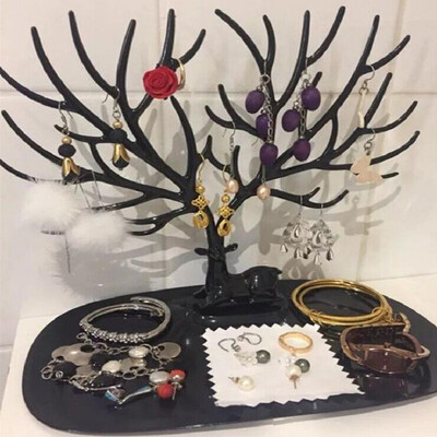 

Delicated Necklace Earrings Ring Chain Deer Stand Display Organizer Holder Show Rack Jewellery Holder