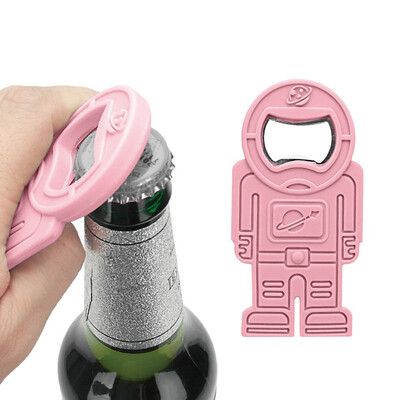 

Toponeto Astronaut Design Bottle Opener Silicone Metal Beer Opener Party Barware