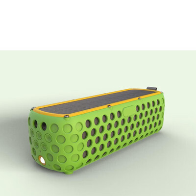 

Portable IPX5 Waterproof Solar Bluetooth Speaker with LED light&Built-in Mic Compatible for iPhone Samsung&Smart Devices