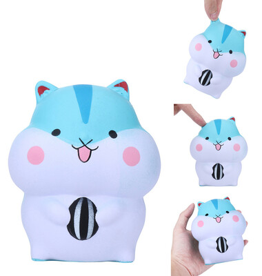 

Gotoamei 1PC Cute Hamster Slow Rising Collection Squeeze Stress Reliever Toy