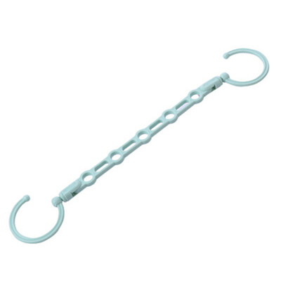 

2PcsSet 9-Hole Clothes Storage Hanger 360° Rotate Extendable Foldable Durable Drying Rack Hook