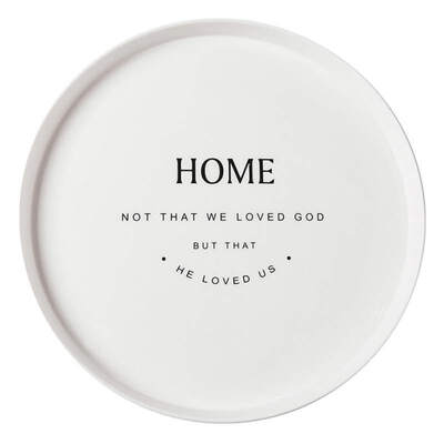 

Round Breakfast Plate Home Fruit Tray Living Room Tea Cup Tray Dim Sum Plastic Tray