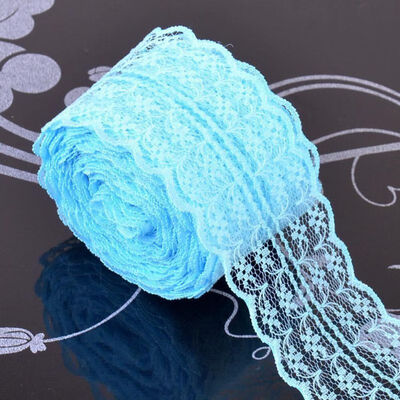 

Holiday Decorative Lace Ribbons DIY Cloth Sewing Lace Non-elastic Ribbons Holiday Lace Ribbons Decorative Accessories
