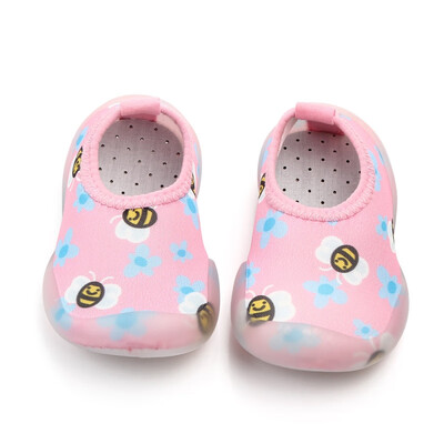 

Baby Boys Shoes Autumn Cotton Infant Floral Print Socks Warm Anti Slip Floor Socks Shoes Leg Warmer Girls Shoes 6-48M