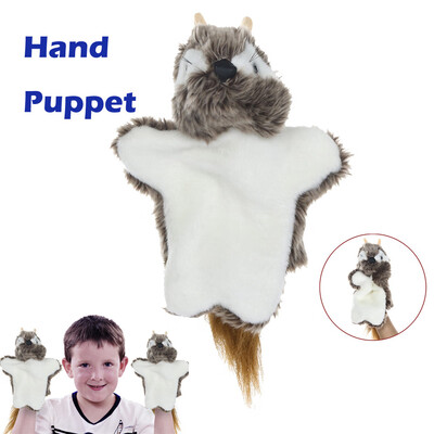

Siaonvr Cute Cartoon Animal Doll Kids Glove Hand Puppet Plush Finger Toys Cat