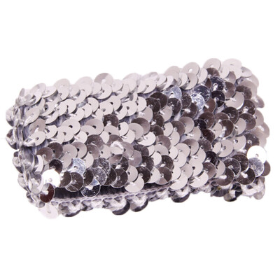 

Mermaid Sequin Bracelet Wristband Cuff Warp Braclets Wrist Band for Women