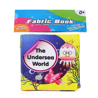 

Siaonvr New Soft Cloth Baby Intelligence Development Learn Picture Cognize Book A