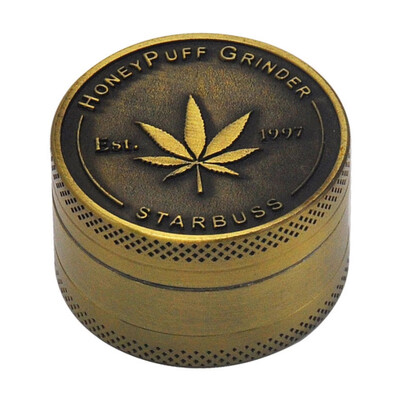 

3-Part Zinc Alloy Metal Herb Grinder Mills Tobacco Spice Weed Grinder Crusher With Free Scraper