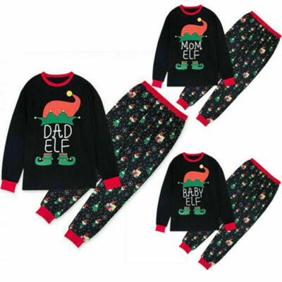 

Family Matching Christmas Pyjamas Sleepwear Nightwear Pajamas PJs Sets Outfit US