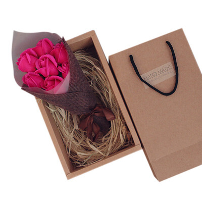 

Unique Simulation Silk Rose Soap Flower Gift Home Furnishings Wedding Decoration Thanksgiving Day Artificial Flowers